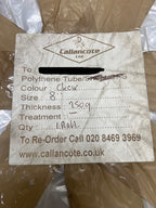 8" Layflat Polythene Transparent 250 Gauge Poly Tube Ex British- New