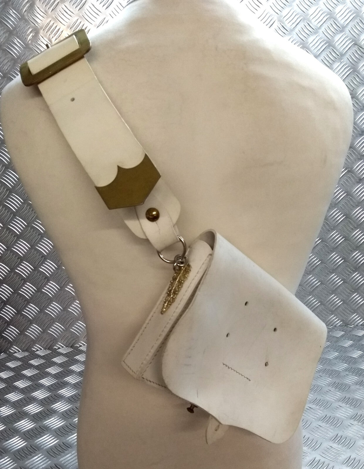 Cross Belt & Pouch Old Pattern Officers Uniform Dress for Ceremonial & Parade
