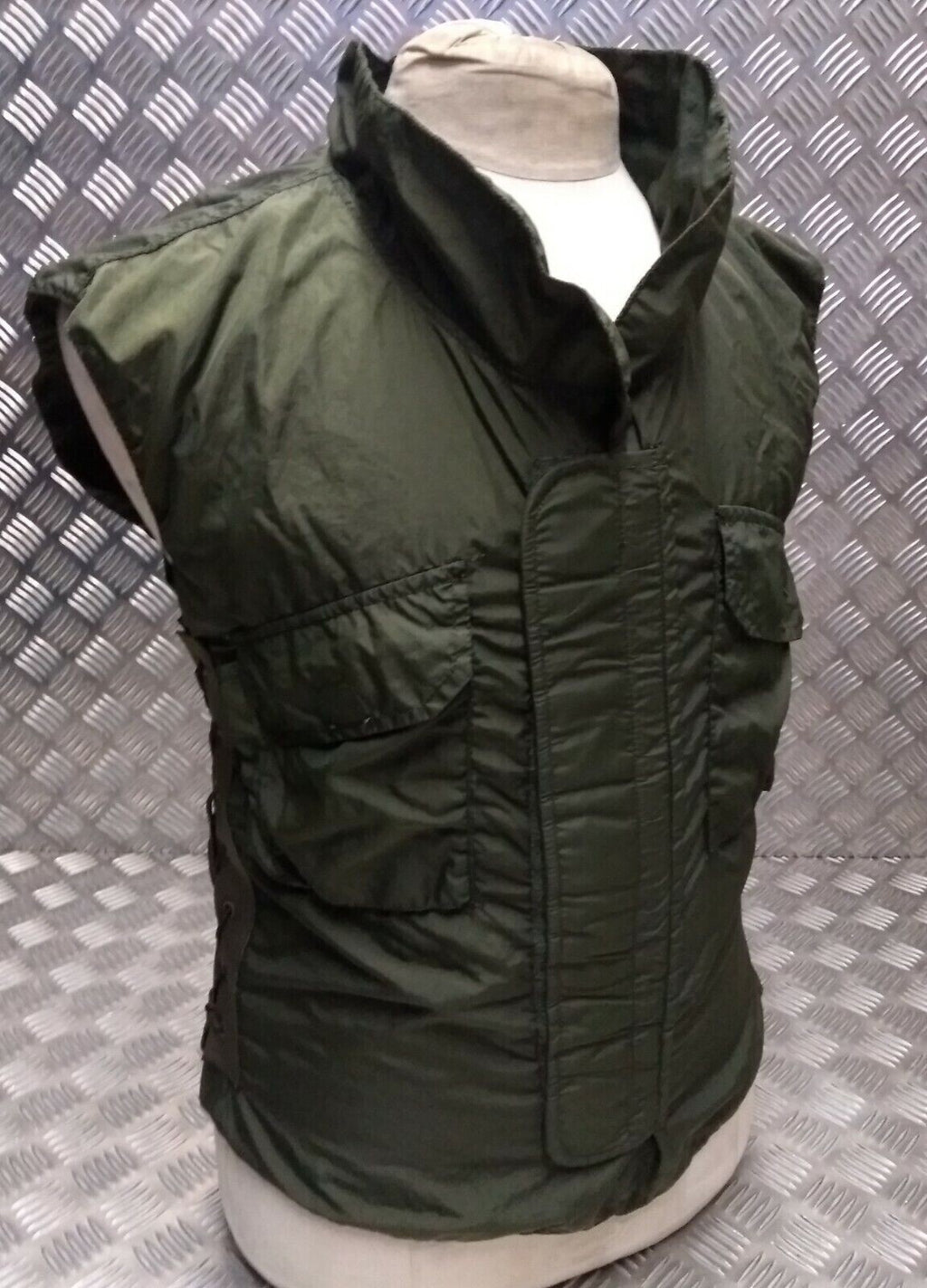 IDF Flak Vest Cover 1980's Style Overdyed OD Green Airsoft L/XL