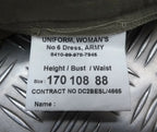 British Army No6 Suit Skirt & Jacket Safari Style Lightweight Woman's Dress Chest 108cm NEW