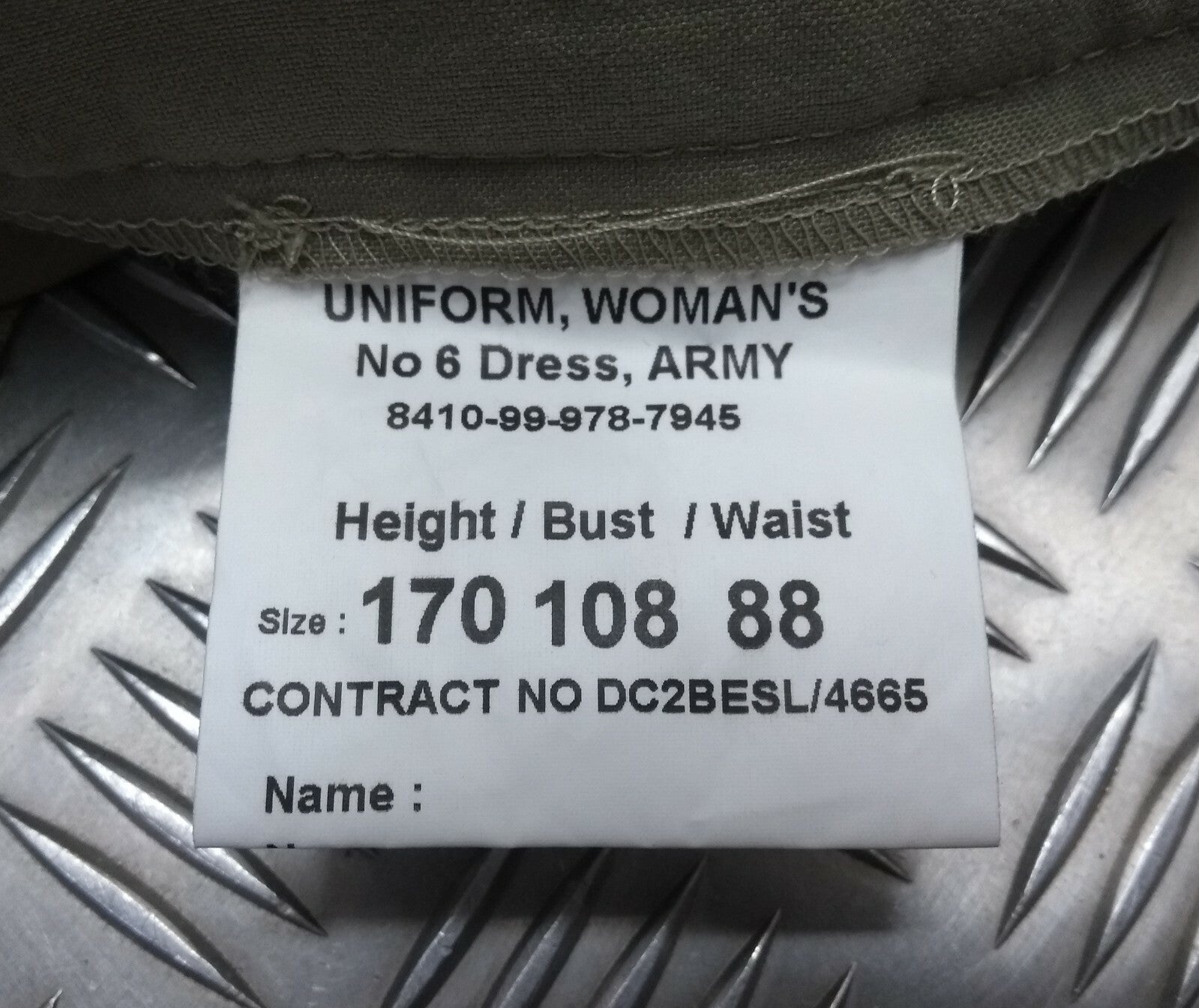 British Army No6 Suit Skirt & Jacket Safari Style Lightweight Woman's Dress Chest 108cm NEW