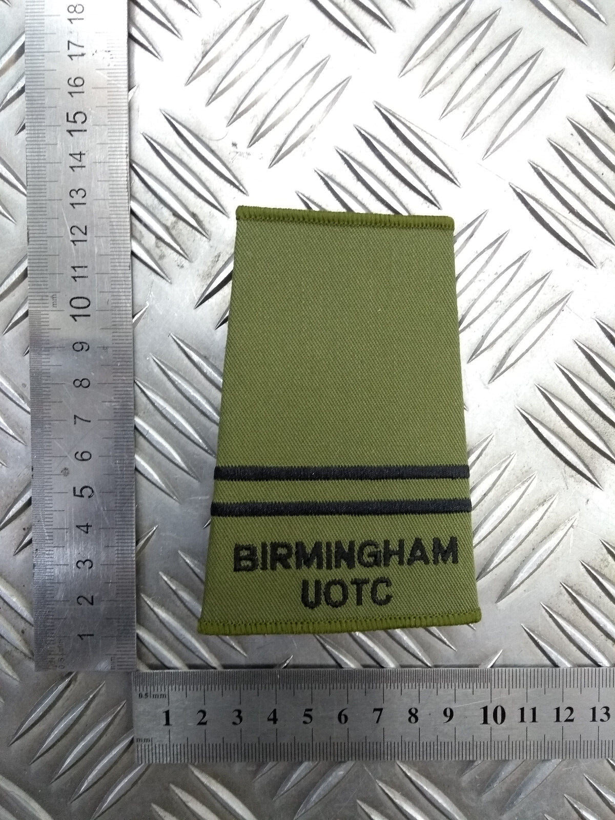Birmingham University Officers' Training Corps UOTC Rank Slide Epaulette - NEW
