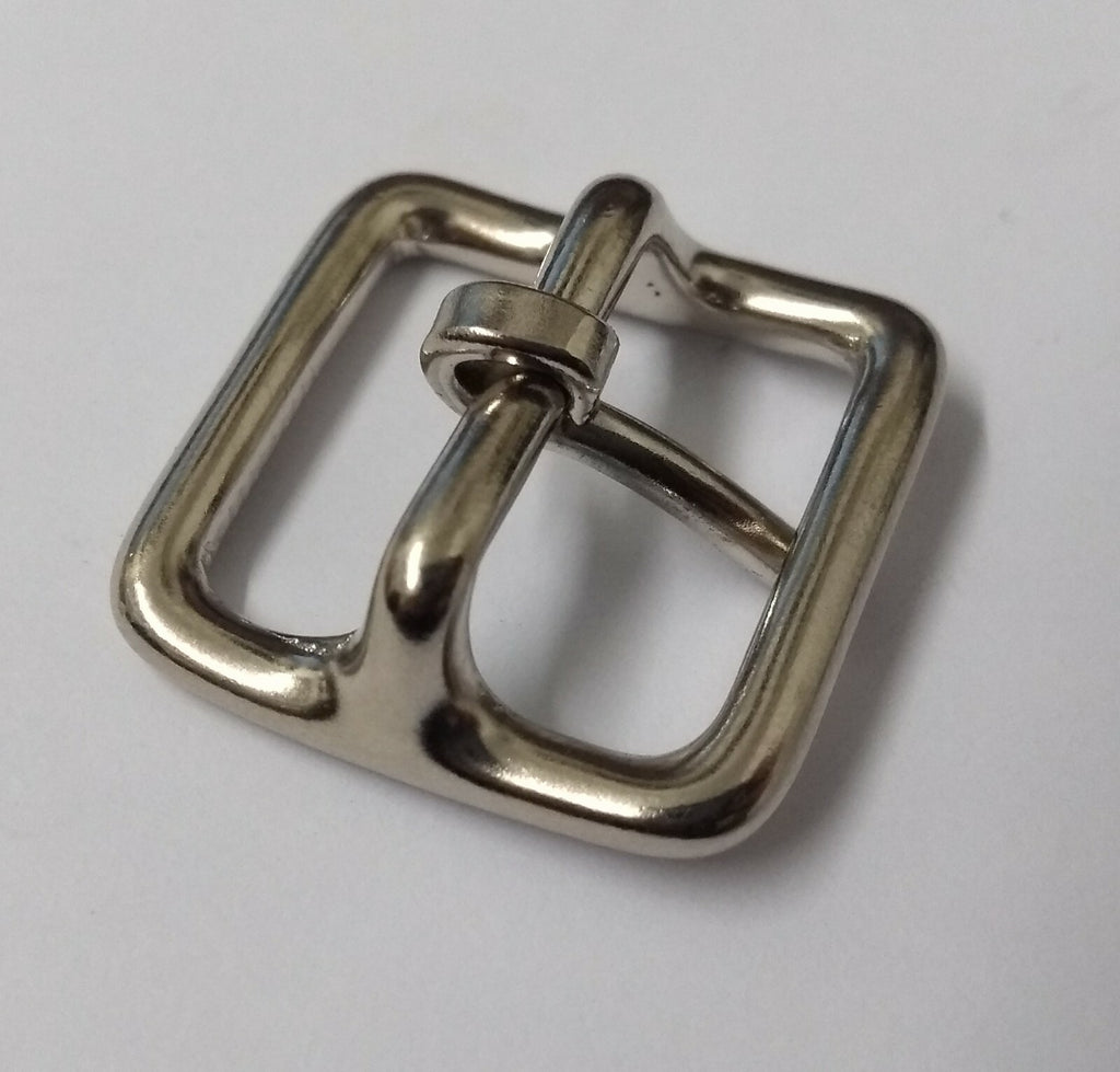 Nickel Plate 3/4" Buckles for Leather Straps X1