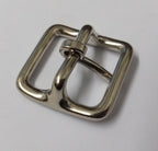 Nickel Plate 3/4" Buckles for Leather Straps X1