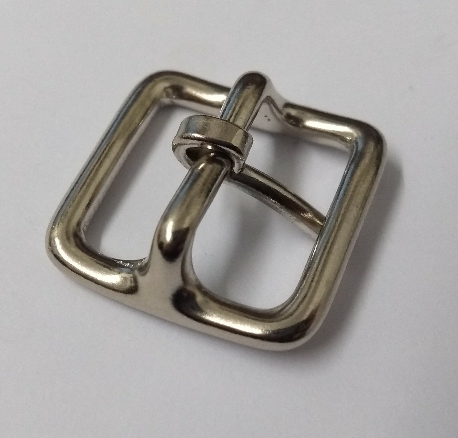 Nickel Plate 3/4" Buckles for Leather Straps X1
