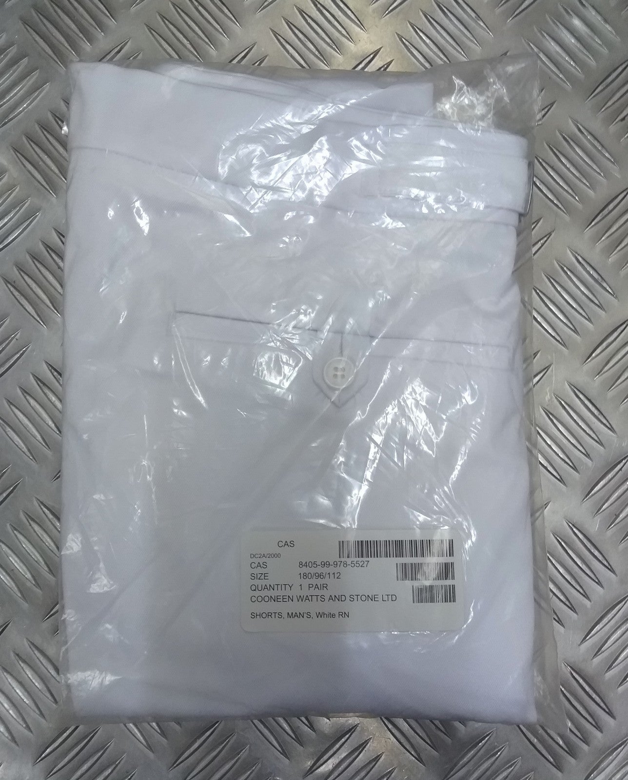 British RN Shorts White Mans Sailor's Navy Royal Waist Size 96cm 38" NEW