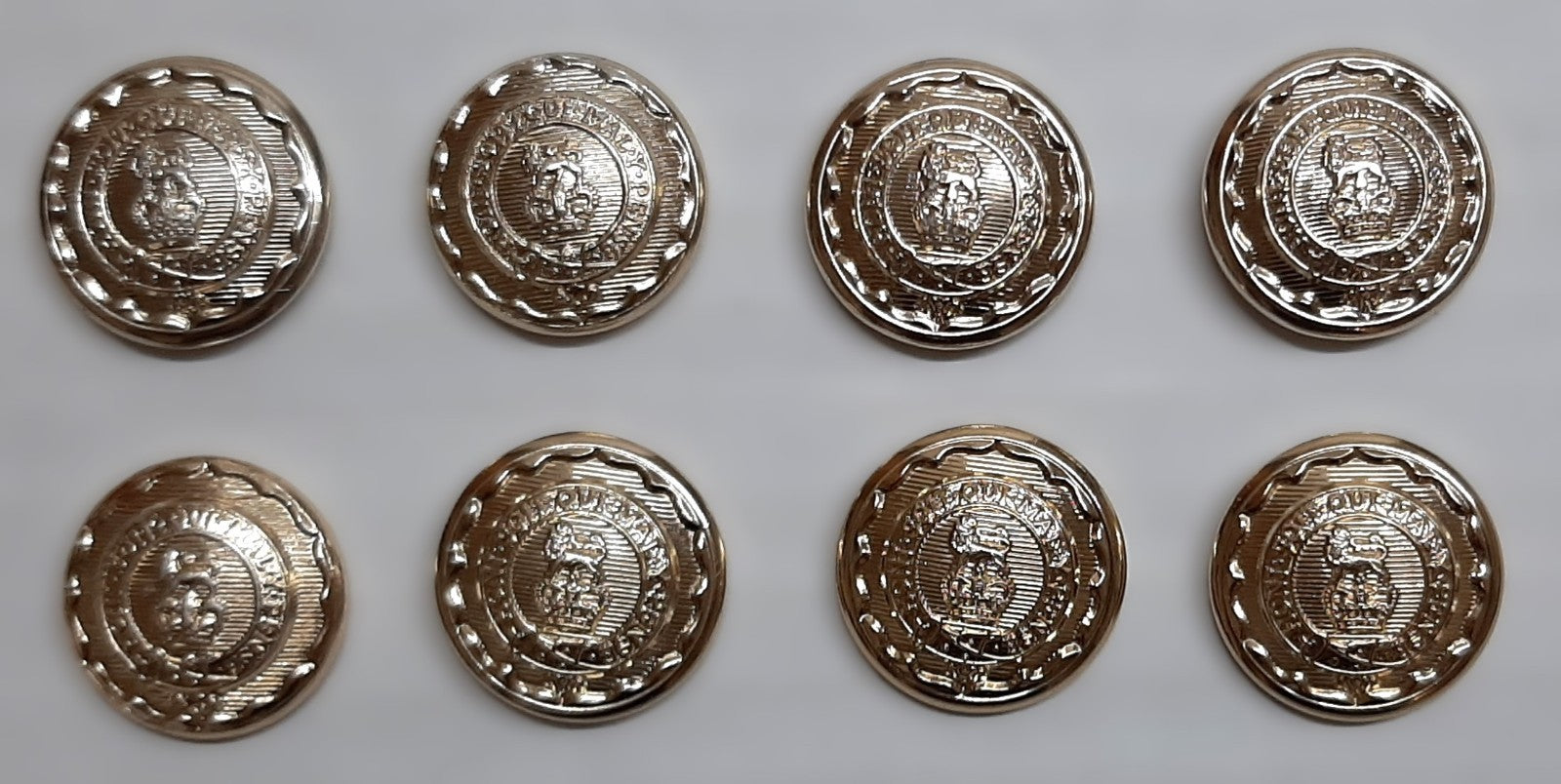 Royal Logistic Corps RLC No2 Ring Back Button Set British Army Insignia O/R