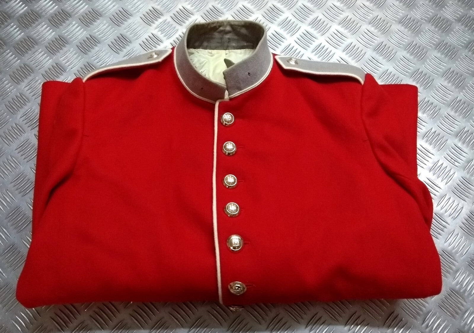 British Army Red Bandsman Tunic RG Ceremonial and Parade Jacket Big Size