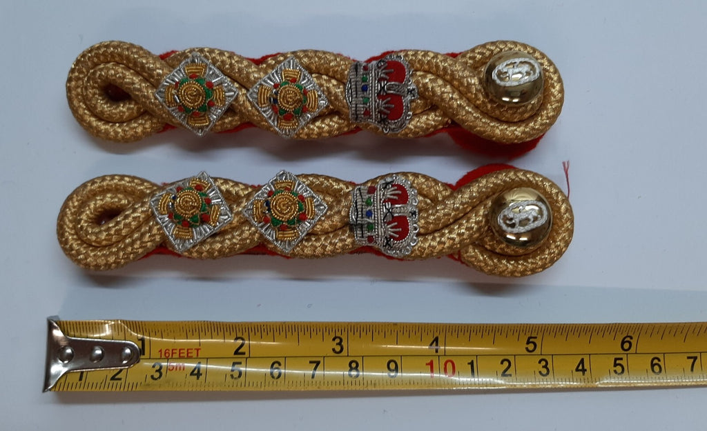 Royal Anglian Shoulder Boards British Army Colonel Officer Shoulder Straps