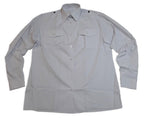 White Shirt Long Sleeve Ladies UK With Radio Loops & Tabs For sliders NEW