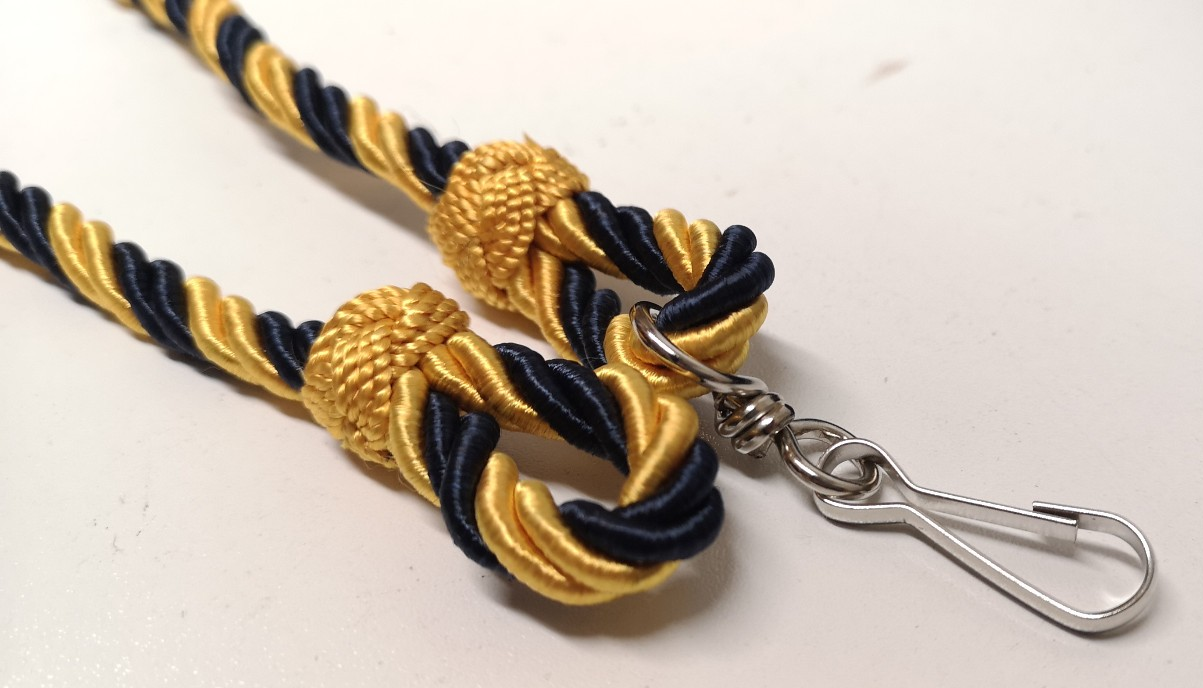 RLC Lanyard Royal Logistics Corps Male Dark Blue & Gold Genuine British Army