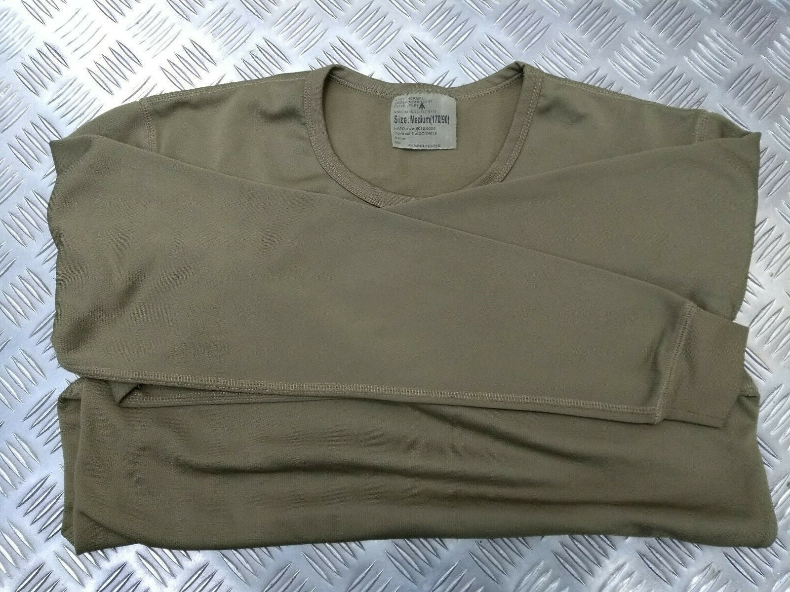 Thermal Long Johns & Long Sleeve Top British Army Green Colour Underwear Set