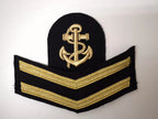 Royal Navy Leading Rate Seaman Patch with Good Conduct Chevrons / Stripes