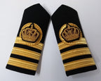 Oman Naval Rank Shoulder Boards Senior Officer Royal Crown Obsolete Navy Issue