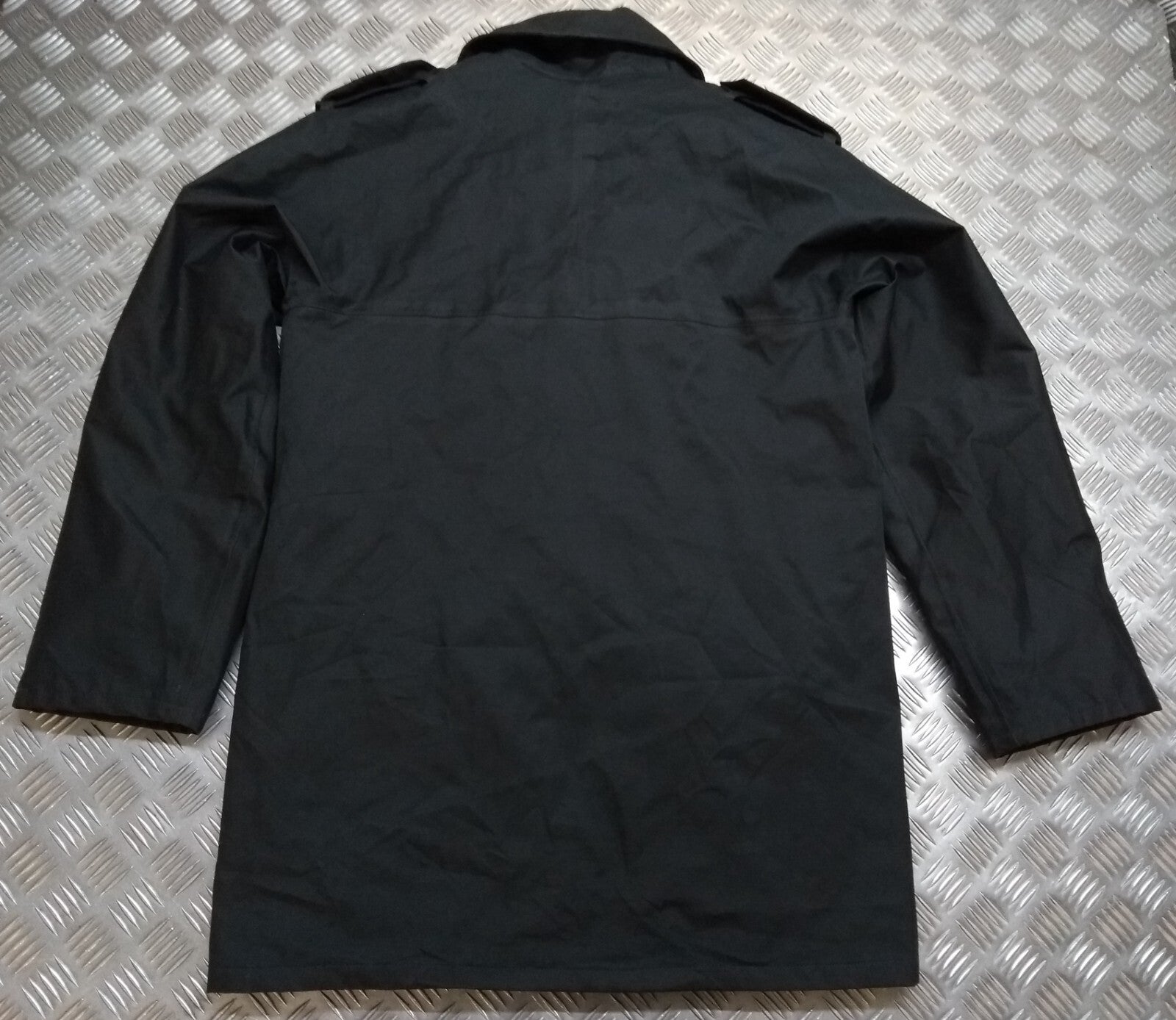 Black MVP Jacket Waterproof & Breathable 90s Army Spec Guards Security Detail