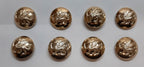 RRW Medium Buttons British Royal Regiment of Wales Insignia 30L No1/2 Dress X8
