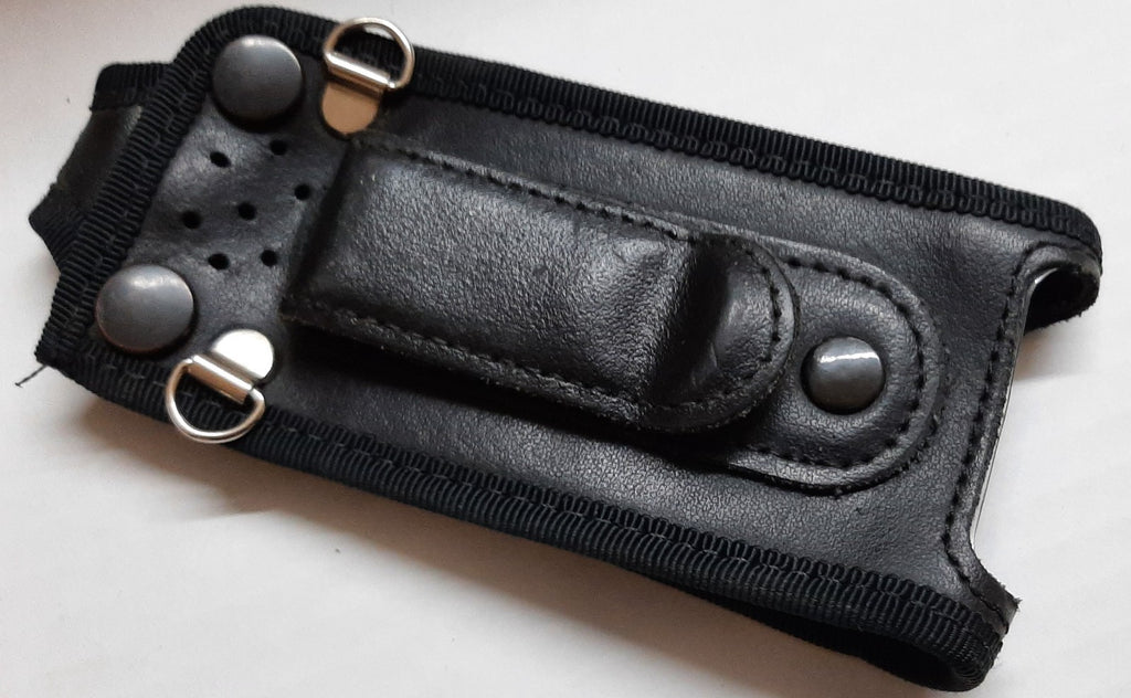 Belt Clip Radio Holder Leather Case Communications Device Carrier UK Forces