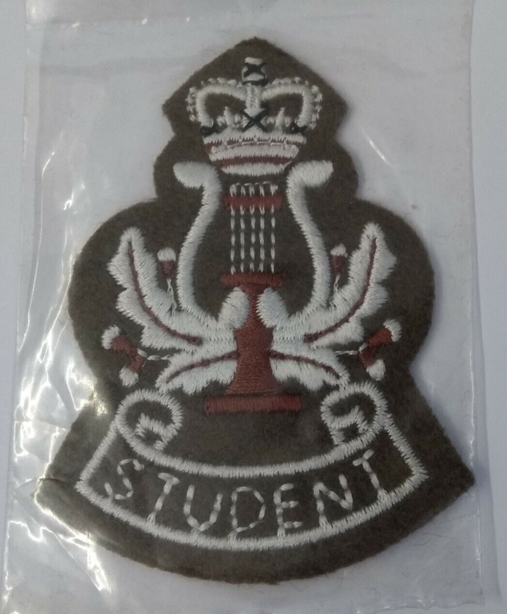 No2 Student Musician British Army Issue Insignia 2009 Harp Pattern