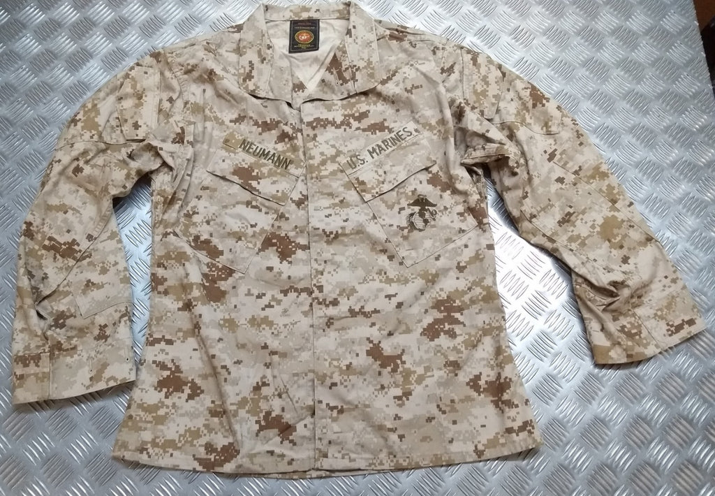 US Marines Corp Multi-Cam Tactical Combat Jacket Digital Desert Camo Camouflage