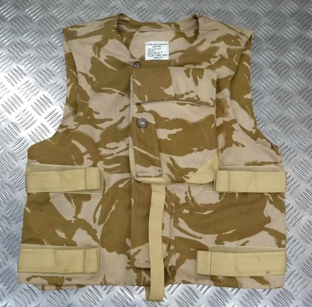 DDP Camo Body Vest CBA Combat Body Cover Old Pattern UK Desert Camouflage