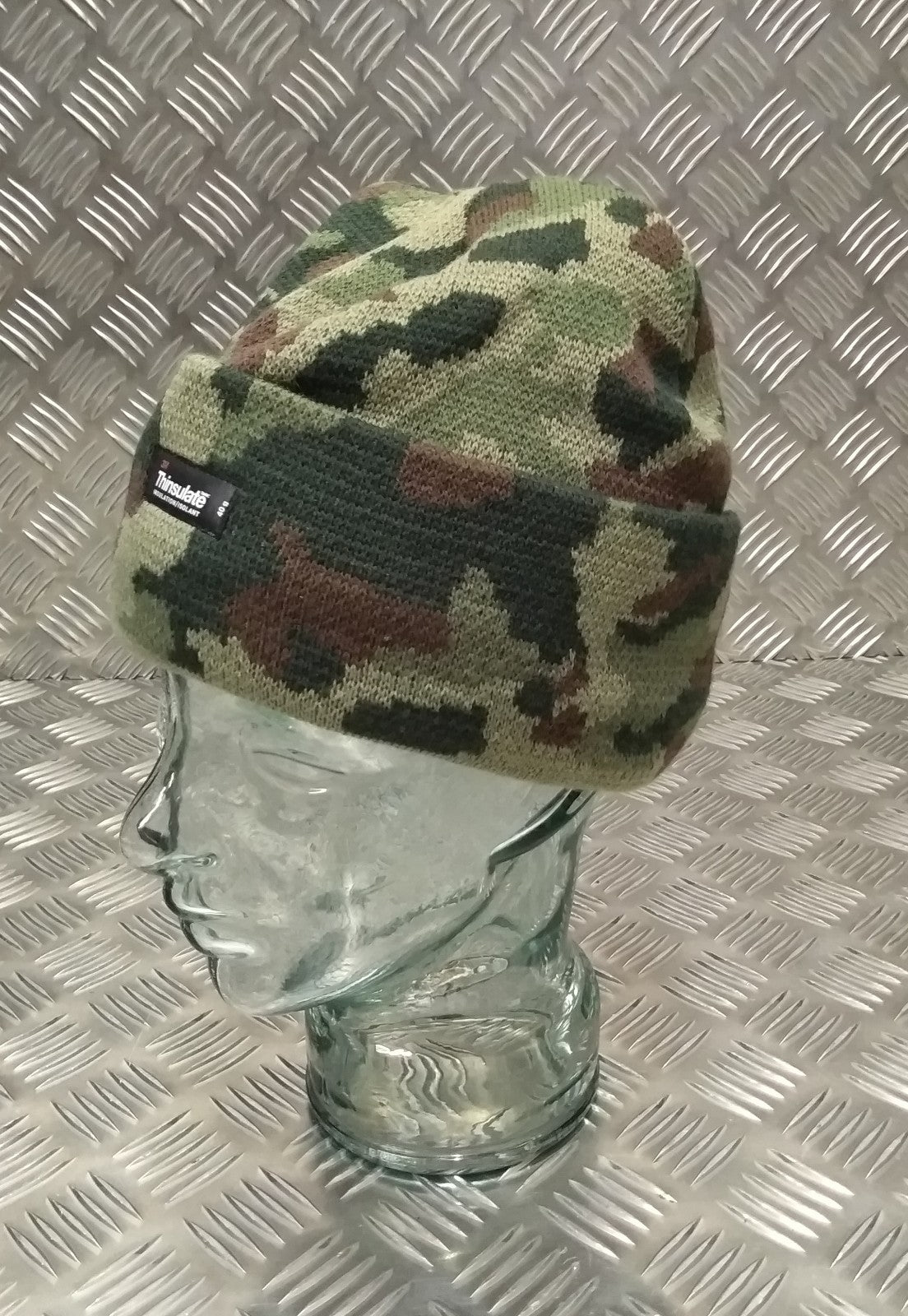 Woodland Digital Camouflage 3M Thinsulate Beanie Hat Very Warm - One Size - New