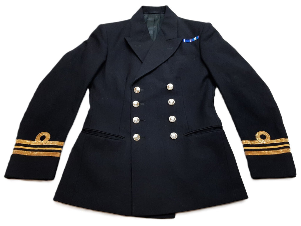 RN Jacket British Naval OFCs Lt Cdr Vintage 1989 Bernard 8 Button