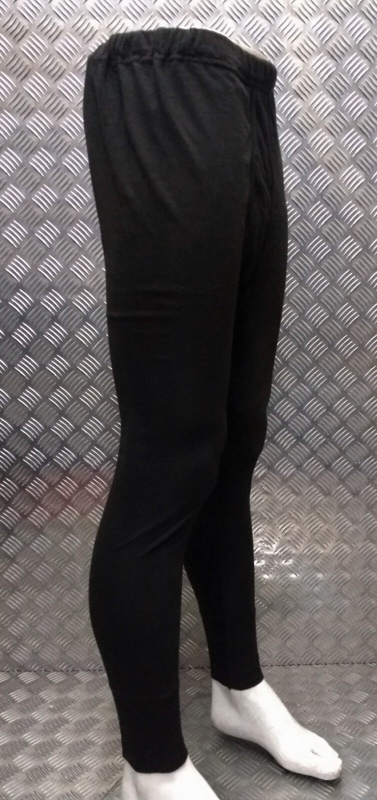 Genuine German Army Issue Cold Weather Thermals / Long Johns Over Dyed Black