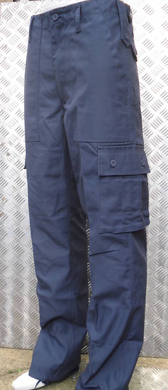 Navy Blue Military Style Combat Cargo / Utility / Field Trouser Size 30"-34"NEW