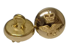 RAF Royal Air Force Buttons Mounted 22L Mess Dress Type 1 Pair - NEW