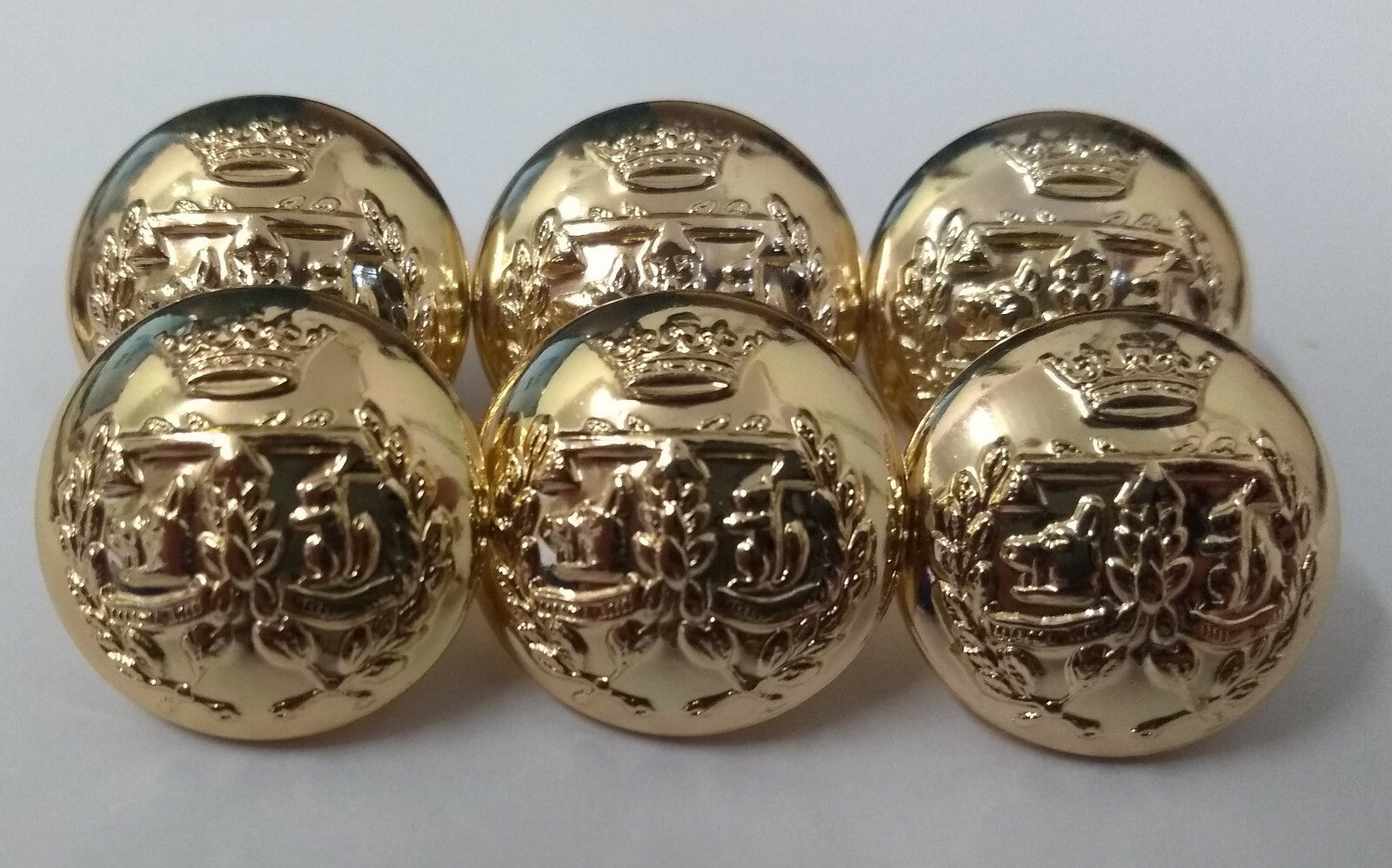Genuine British Army Argyll & Sutherland Highlanders Dress Buttons 30L x25