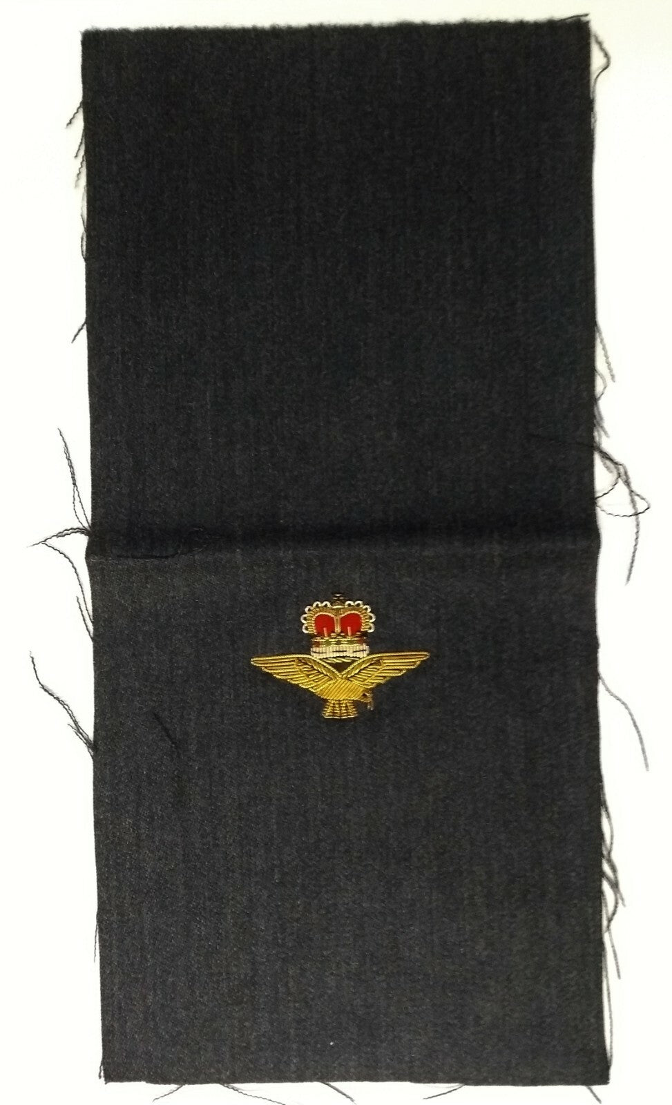 Mess Dress Braided Patch RAF Royal Air Force Unsewn Hand Embroidered Swatch