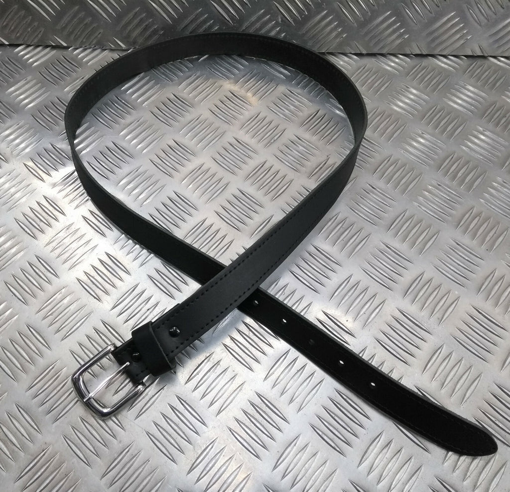 Fire Services & Civilian Issue Leather Prong Buckle Trouser Belt 2.9cm