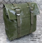 Vintage Army Issue Heavy-duty Vinyl Backpacks & Belts x4ea Heavy Wear & Defects