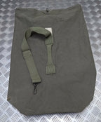 Army Canvas Kitbag Vintage Green Medium Size Duffle Kit Bag With Shoulder Strap