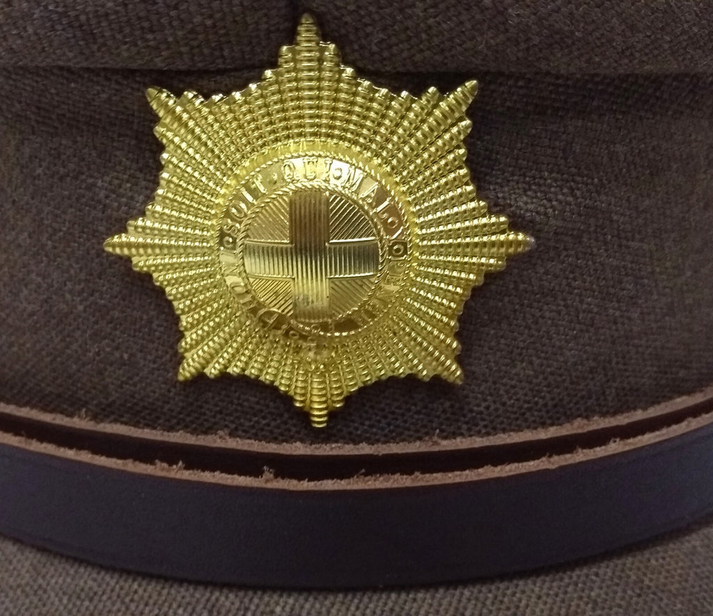 No2 Officer Hat Coldstream British Army Full Insignia & Chin Strap Goldings 57cm
