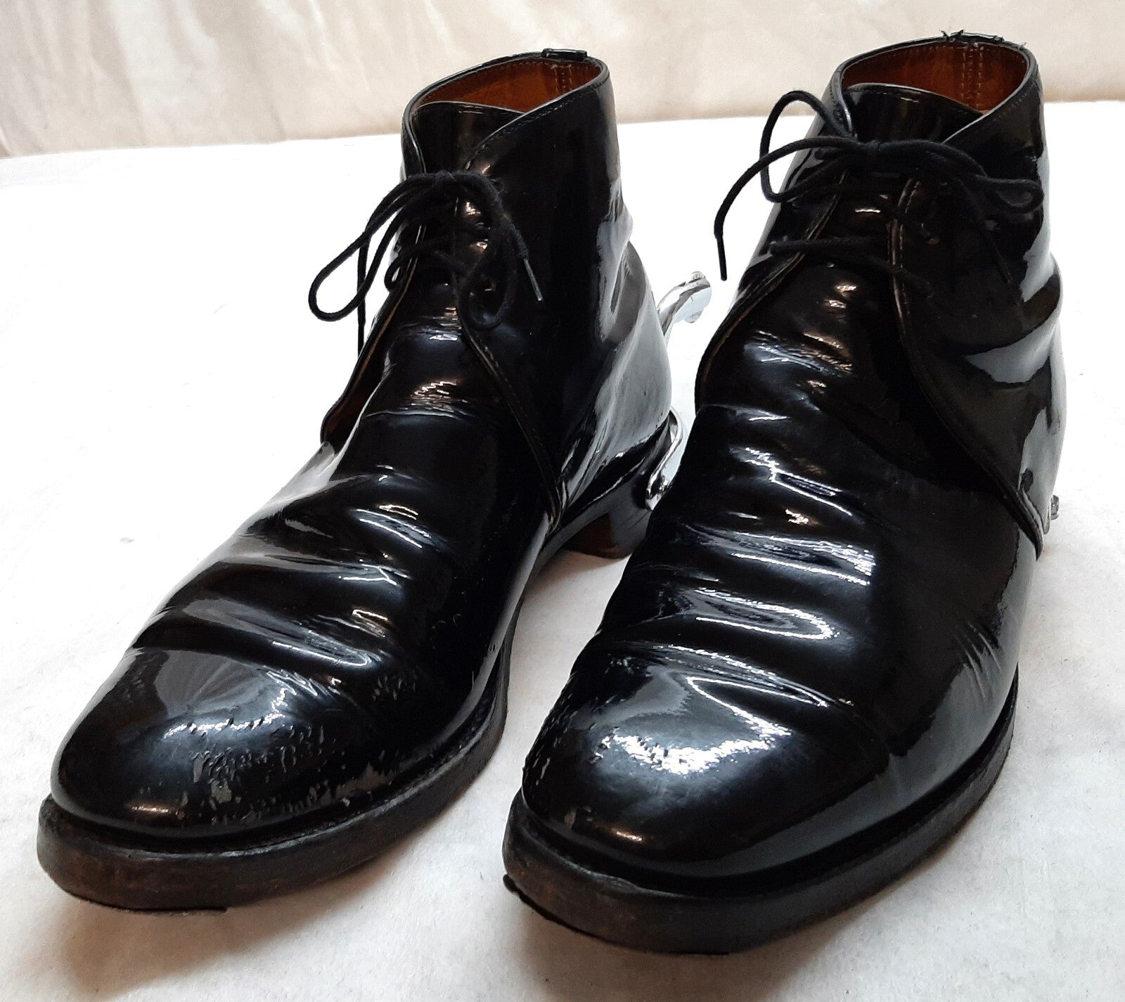 Sanders George Boots Officer Dress Parade With Spurs British Army Dress UK 8