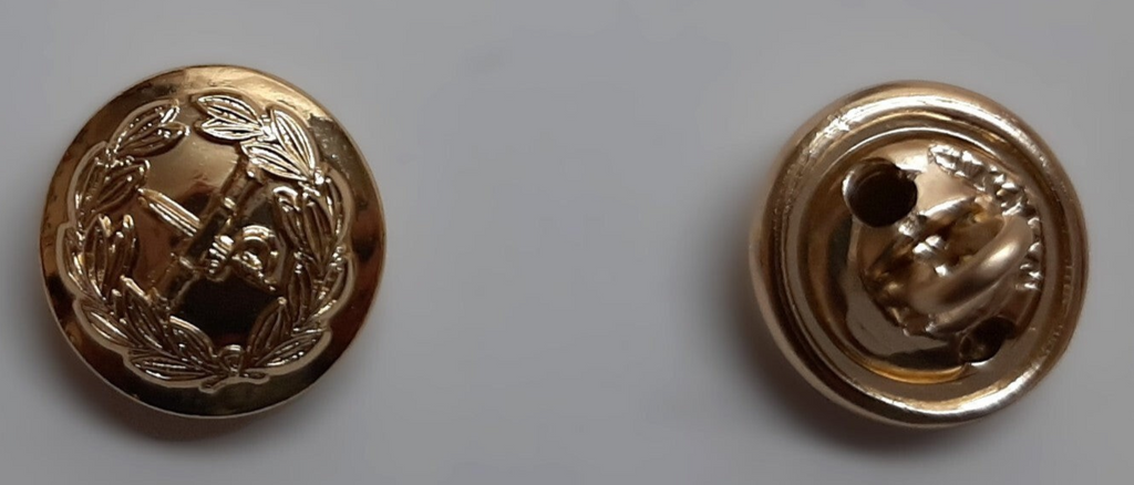 General Officer Buttons 40L British Army Sword & Baton Insignia x4