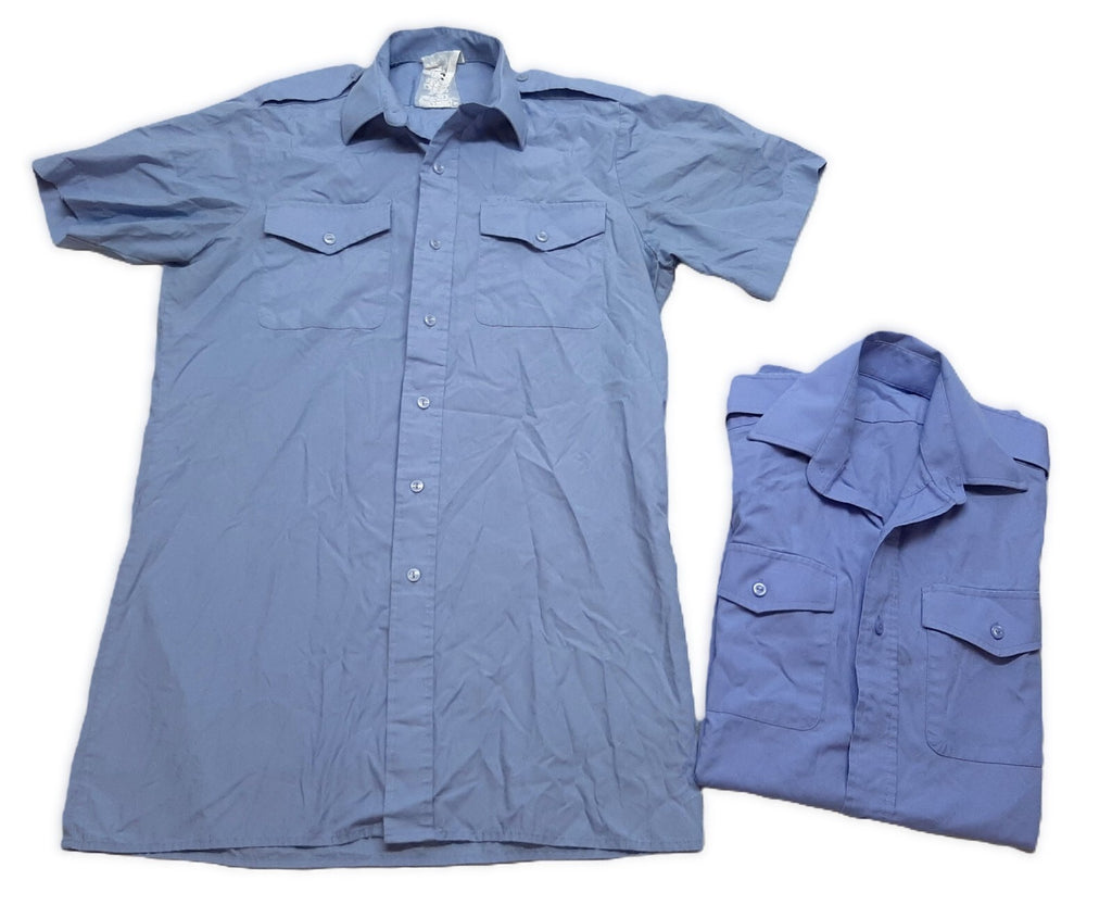 RAF Royal Air Force Air Force Shirts Airforce Blue Short Sleeves x 2 GD2