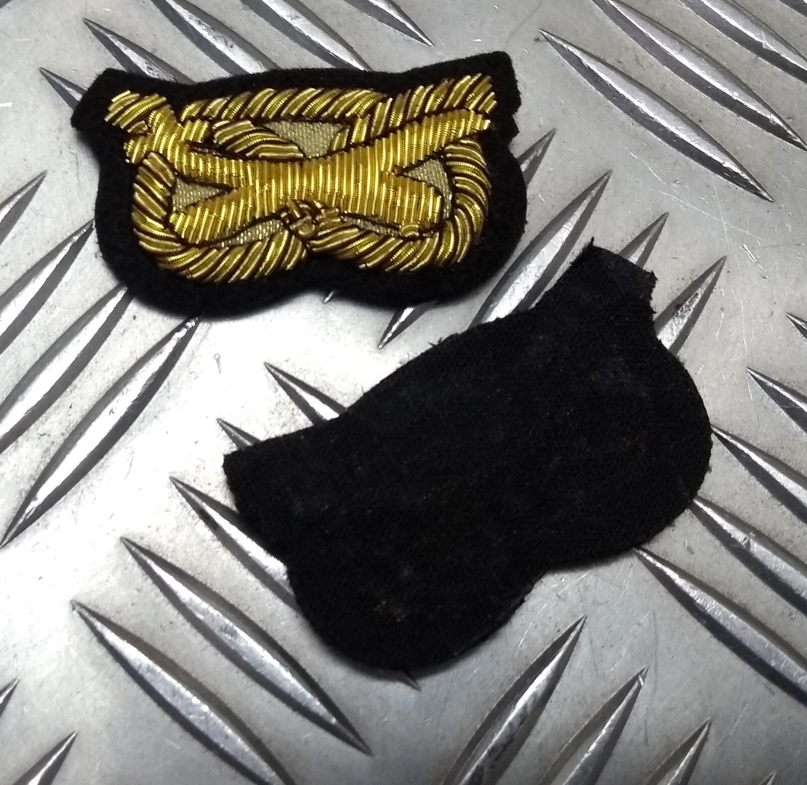 No1 & Mess Dress The Mercian Regiment Gilt Wire Arm Patches British Army x5 Pair