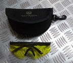 Army Ballistic Glasses Revision Version 3 Hi Contrast Yellow Lens & Soft Case