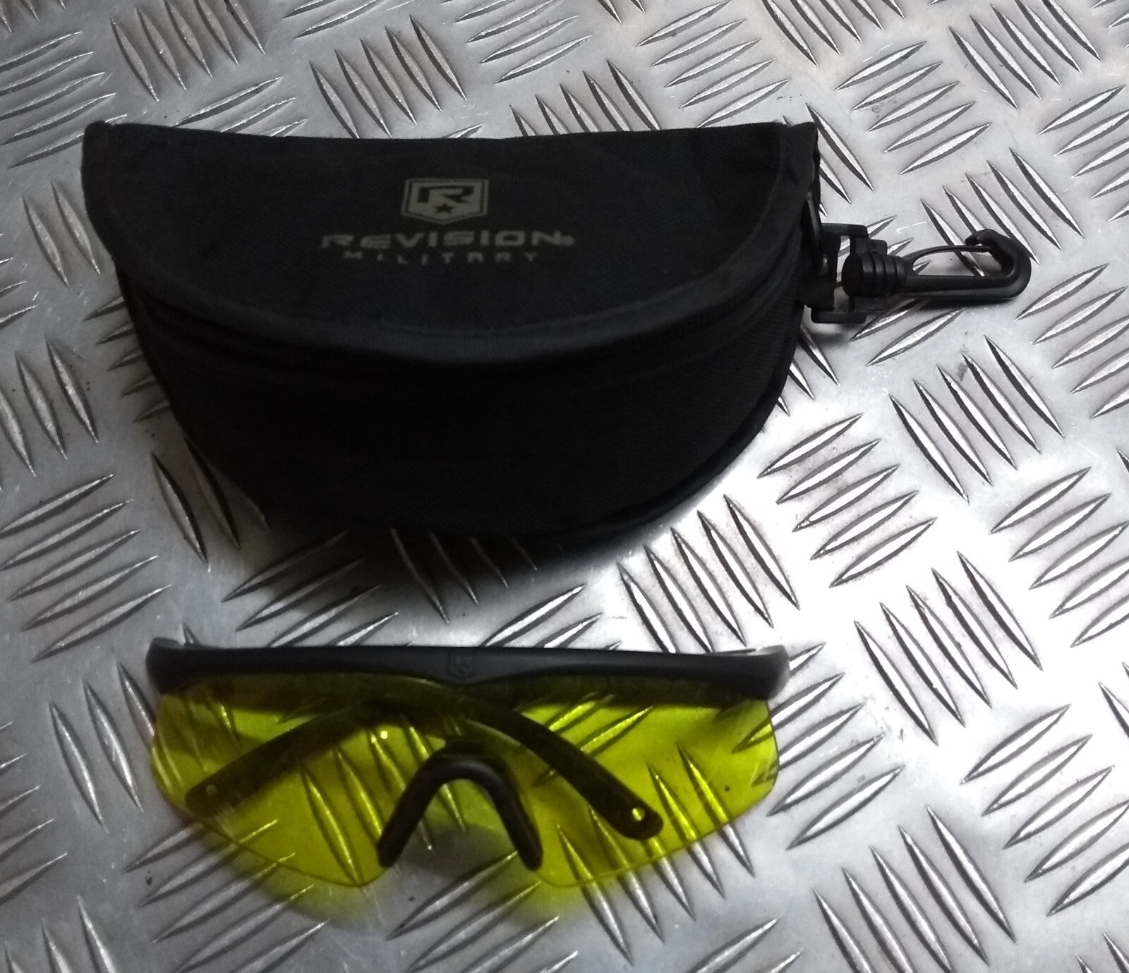 Army Ballistic Glasses Revision Version 3 Hi Contrast Yellow Lens & Soft Case