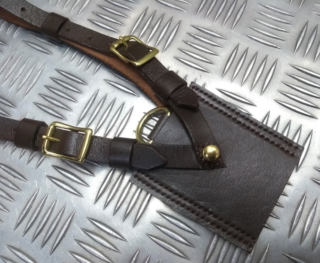 Sword Frog Ceremonial And Parade Sam Browne Leather With Brass Fitment