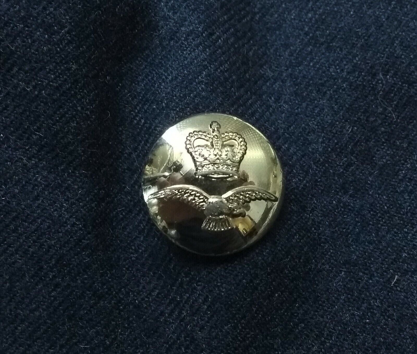 RAF Royal Air Force Vintage Mess Jacket Airforce Blue Grey AKROTIRI Cyprus With Arm Badge Faulty