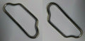 Genuine British SD Issue Chrome Parade Belt Buckle Retainter / Latch / Clasps X2