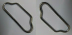 Genuine British SD Issue Chrome Parade Belt Buckle Retainter / Latch / Clasps X2
