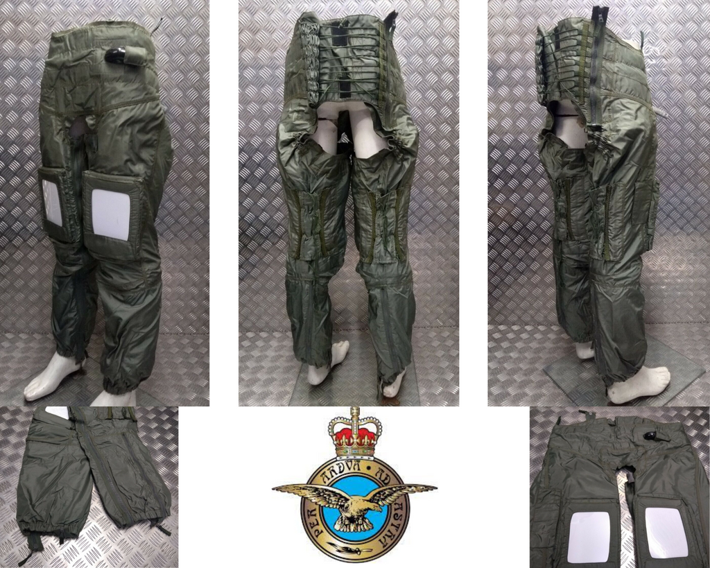 Fighter Pilot Anti G Trousers Full Coverage Beaufort RFD FCAGT Leg Zip SZ3
