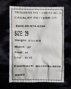 No1 Para Trousers Blues Cavalry Pattern 1" Maroon Stripe British Army W37"