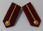 Abu Dhabi Officer Rank Collar Boards Gorgets & Insignia Buttons With Snap Clips