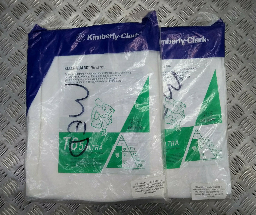 Kleenguard T65 Ultra Kimberley-Clark Disposable Overalls - Medium, Pack of 2