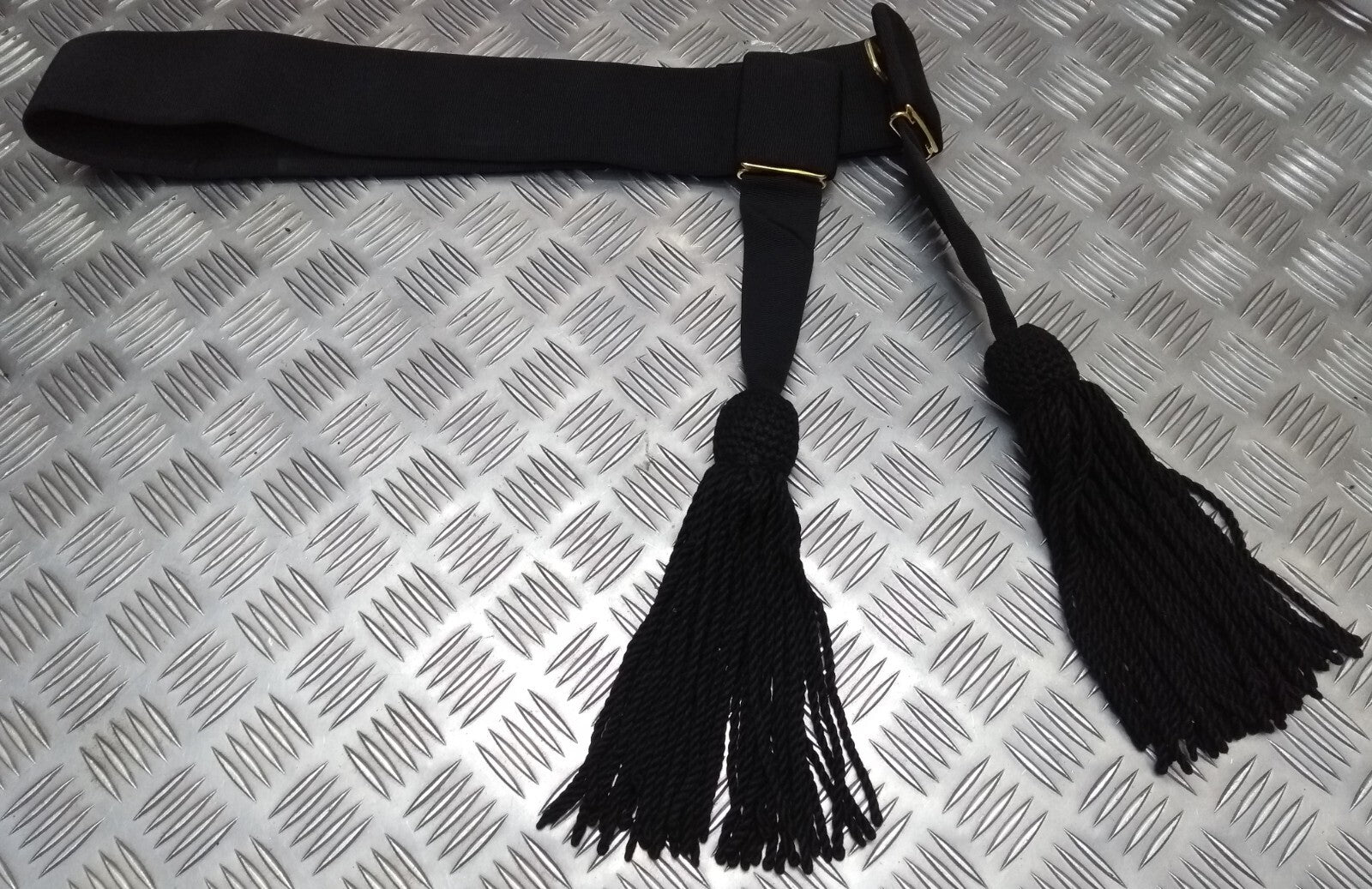 Officers Waist Sash Black No1 & Uniform Dress Ceremonial Special Parade Issue: